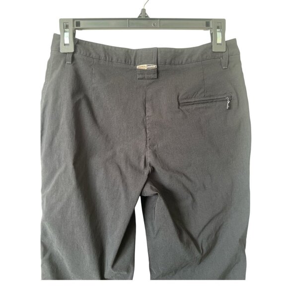 Jamie Sadock Black Studded Straight Leg Zip Pockets Activewear Golf Pants Size 2 - Picture 5 of 11